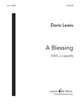 A Blessing SSAA choral sheet music cover